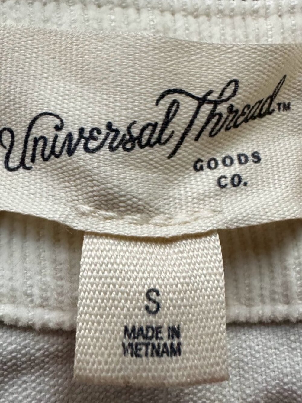 Universal Thread Fine Corduroy vest women Small - Picture 3 of 5